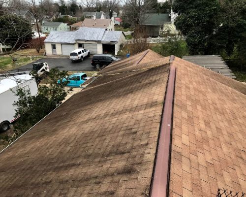 Pressure Washing Roof Tile